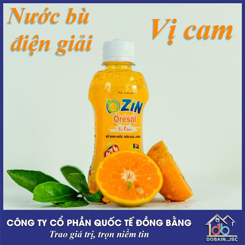 NƯỚC BÙ ĐIỆN GIẢI OZIN VỊ CAM